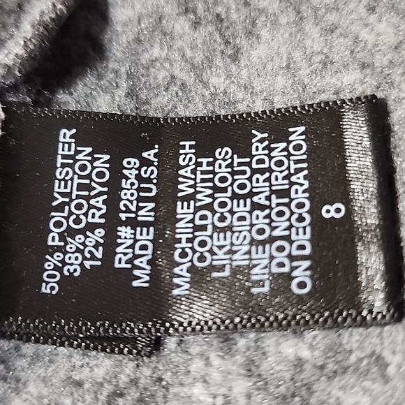 Aviator Nation Boys Size 8 Full Zip Hoodie – Retro Stripe – Gray - Picture 10 of 11